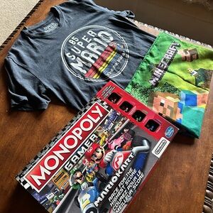 Nintendo Monopoly Gamer Mario bundle Minecraft super Mario